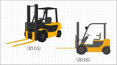 3DCGと2DCGで制作したフォークリフト.jpg