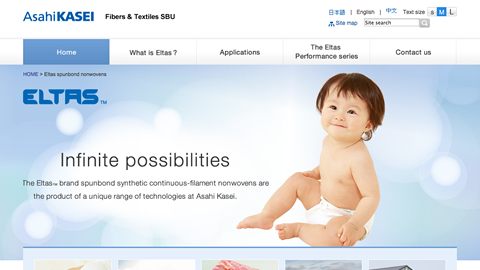 【ブランドサイト】総合化学メーカーの英語版サービスプロモーションサイトのデザイン制作_旭化成株式会社様