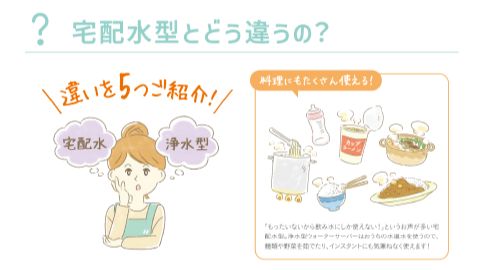 【カタログ・パンフレット】ウォーターサーバーのイベント配布用商品紹介制作_株式会社コスモライフ様